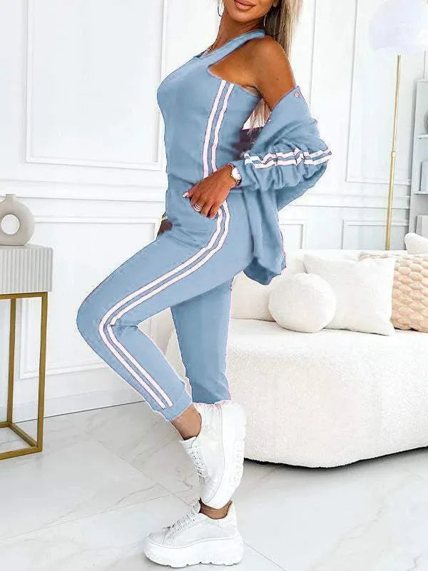 Conjunto 3 Piezas Chaqueta, Top y Pantalón