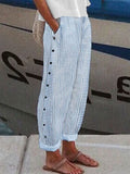 Pantalón de Rayas con Bolsillos
