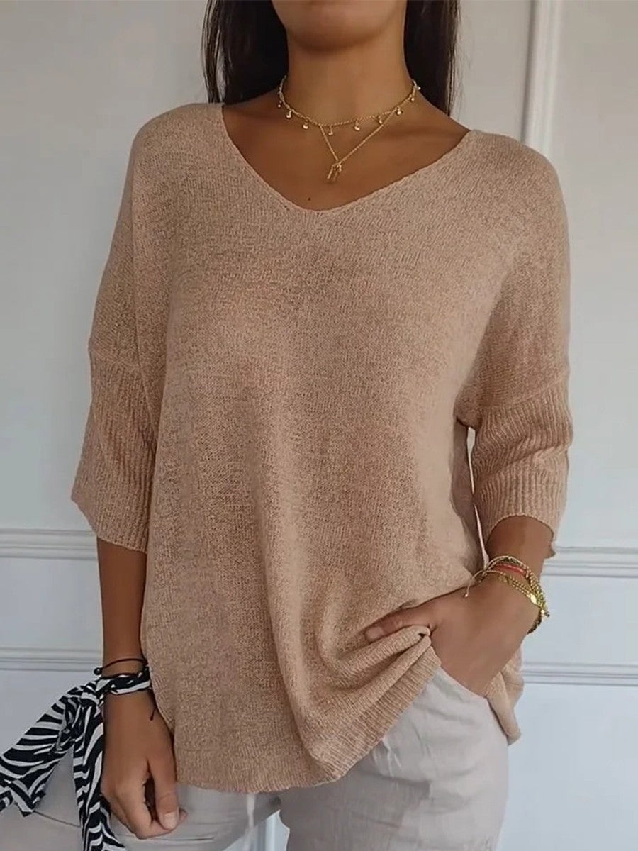Jersey de Punto Cuello Pico