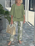 Conjunto Top y Pantalón Estampado