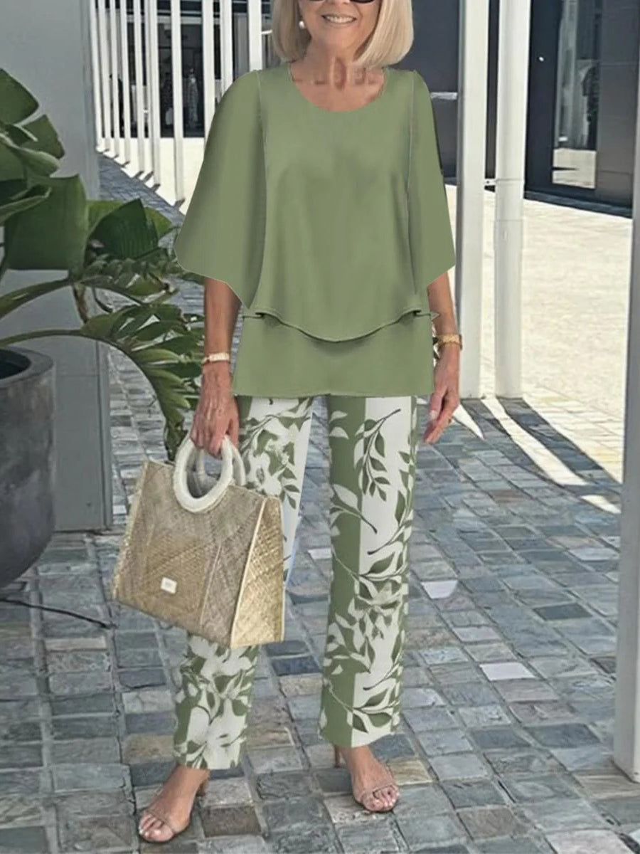Conjunto Top y Pantalón Estampado