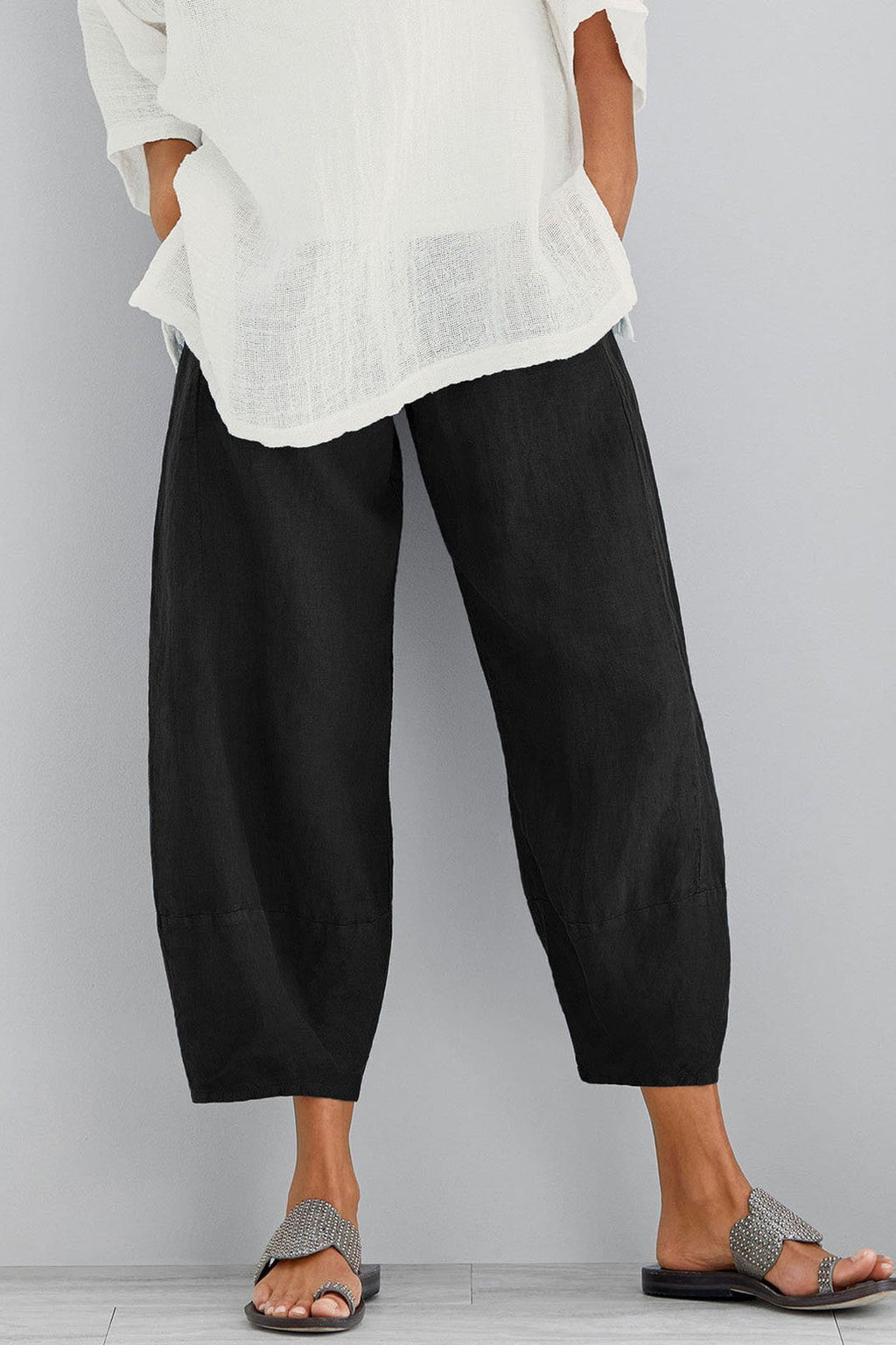 Pantalón Holgado con Bolsillos