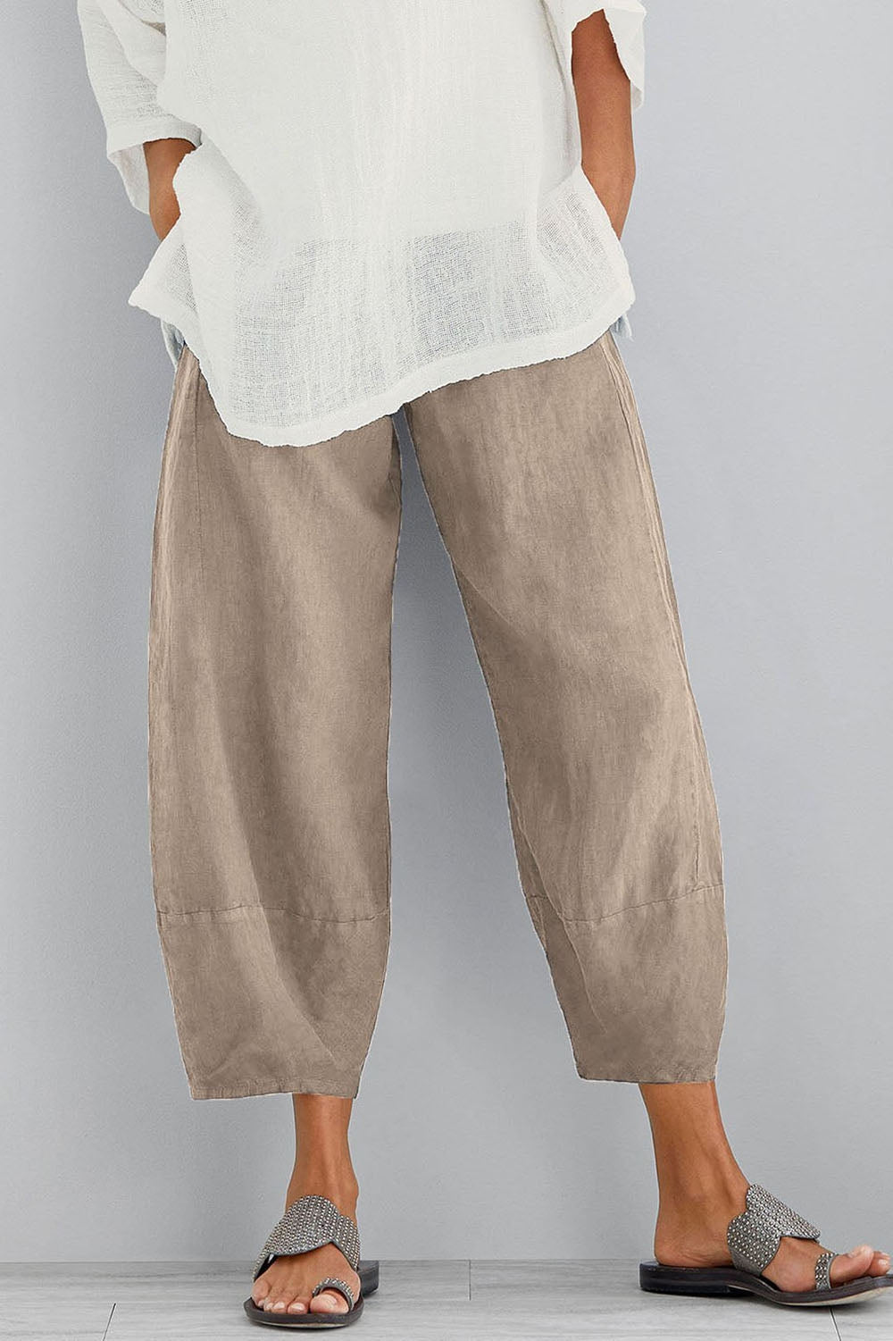 Pantalón Holgado con Bolsillos