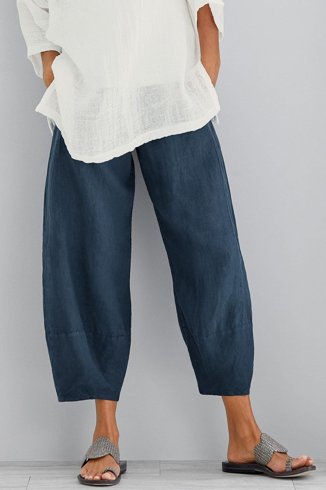 Pantalón Holgado con Bolsillos