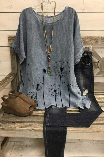Blusa Gris Manga Media